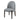 Clayten Gray Fabric and Espresso Finish Dining Chair (Set of 2)