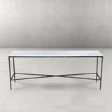 Thaddeus Marble Console Table 60"W