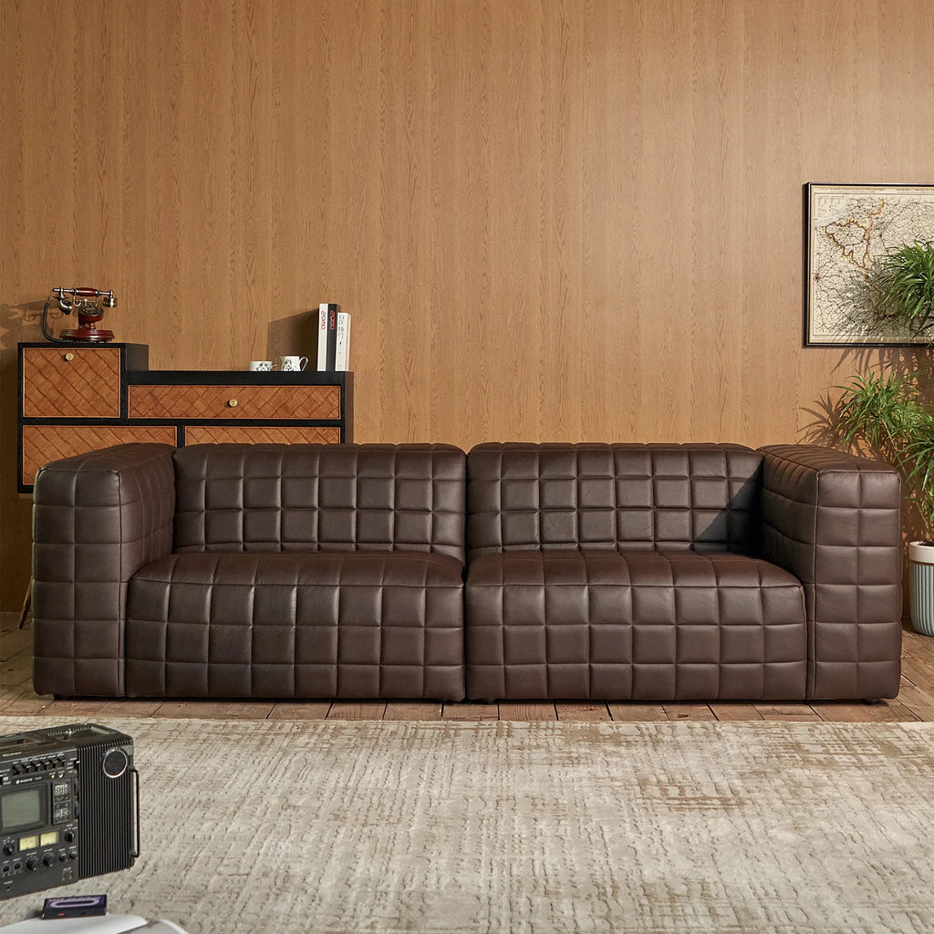 Mercury Arm Leather Sofa