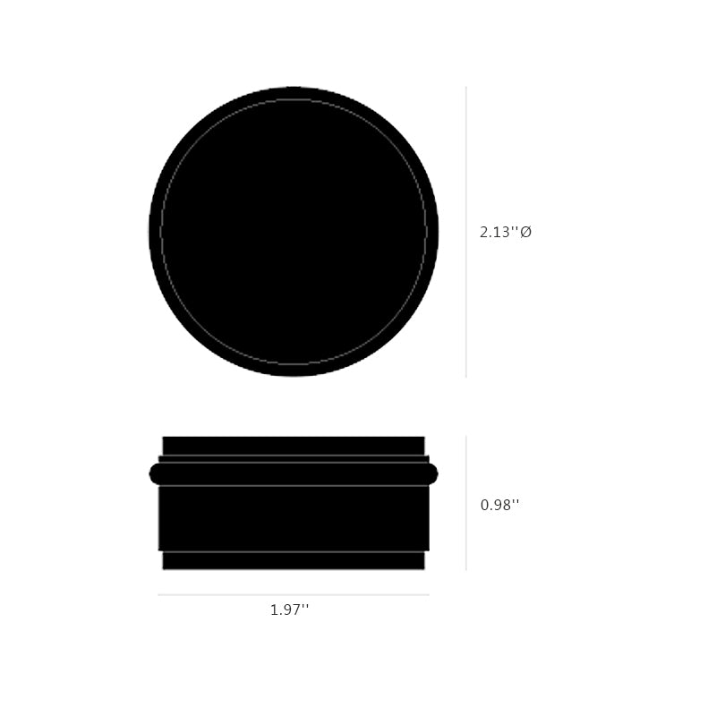 DOOR STOP / FLOOR / BLACK