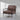 Thaddeus Brown Leather Accent Chair