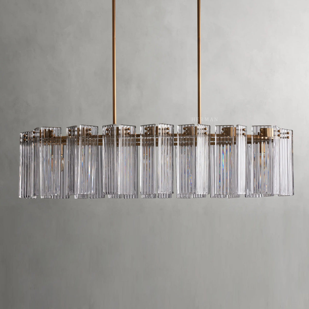 Delsie Oval 51" Chandelier