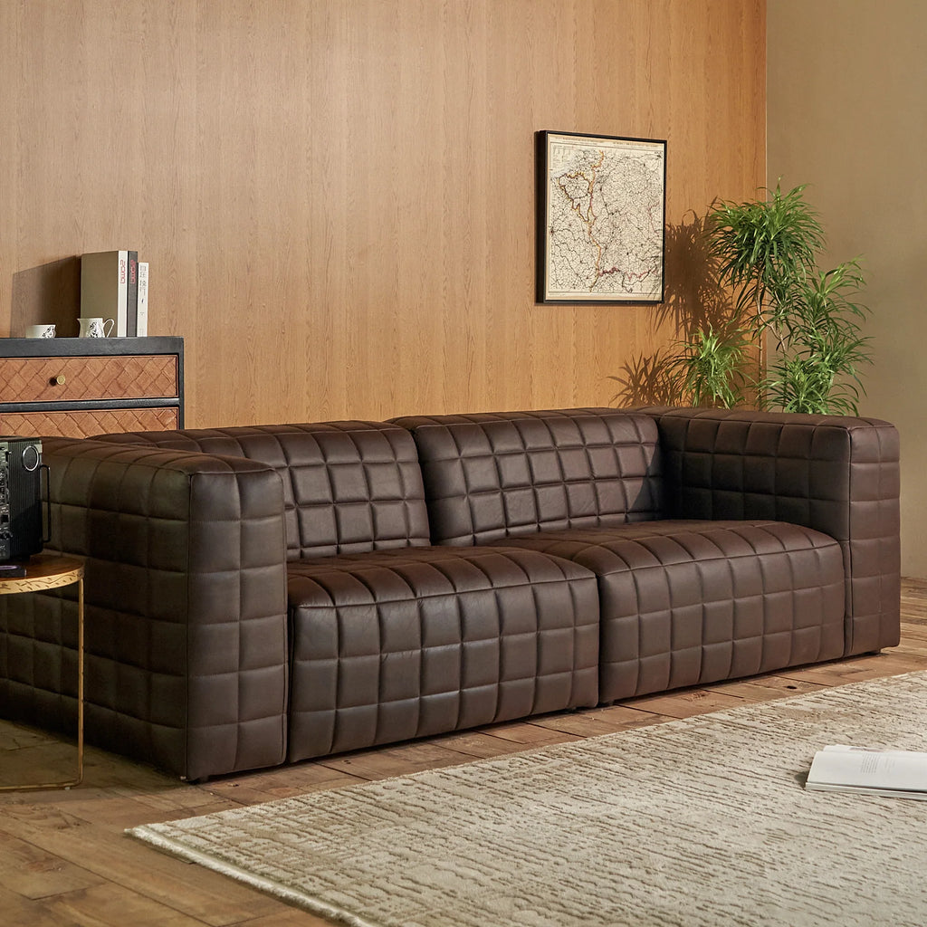 Mercury Arm Leather Sofa