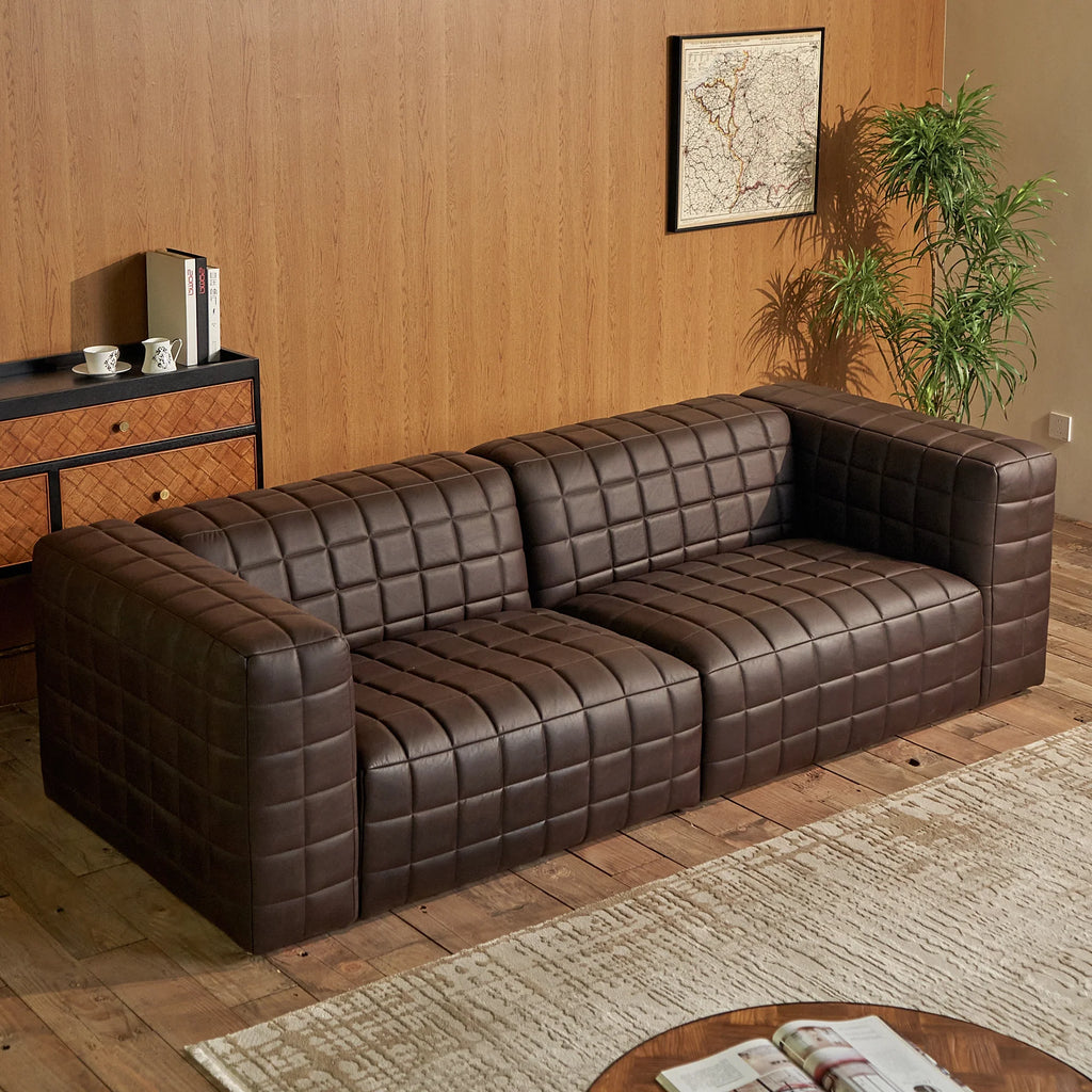 Mercury Arm Leather Sofa