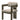 Destin Light Gray Polished Microfiber & Walnut Finish Side Chair