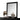 Louis Philippe Black Finish Mirror