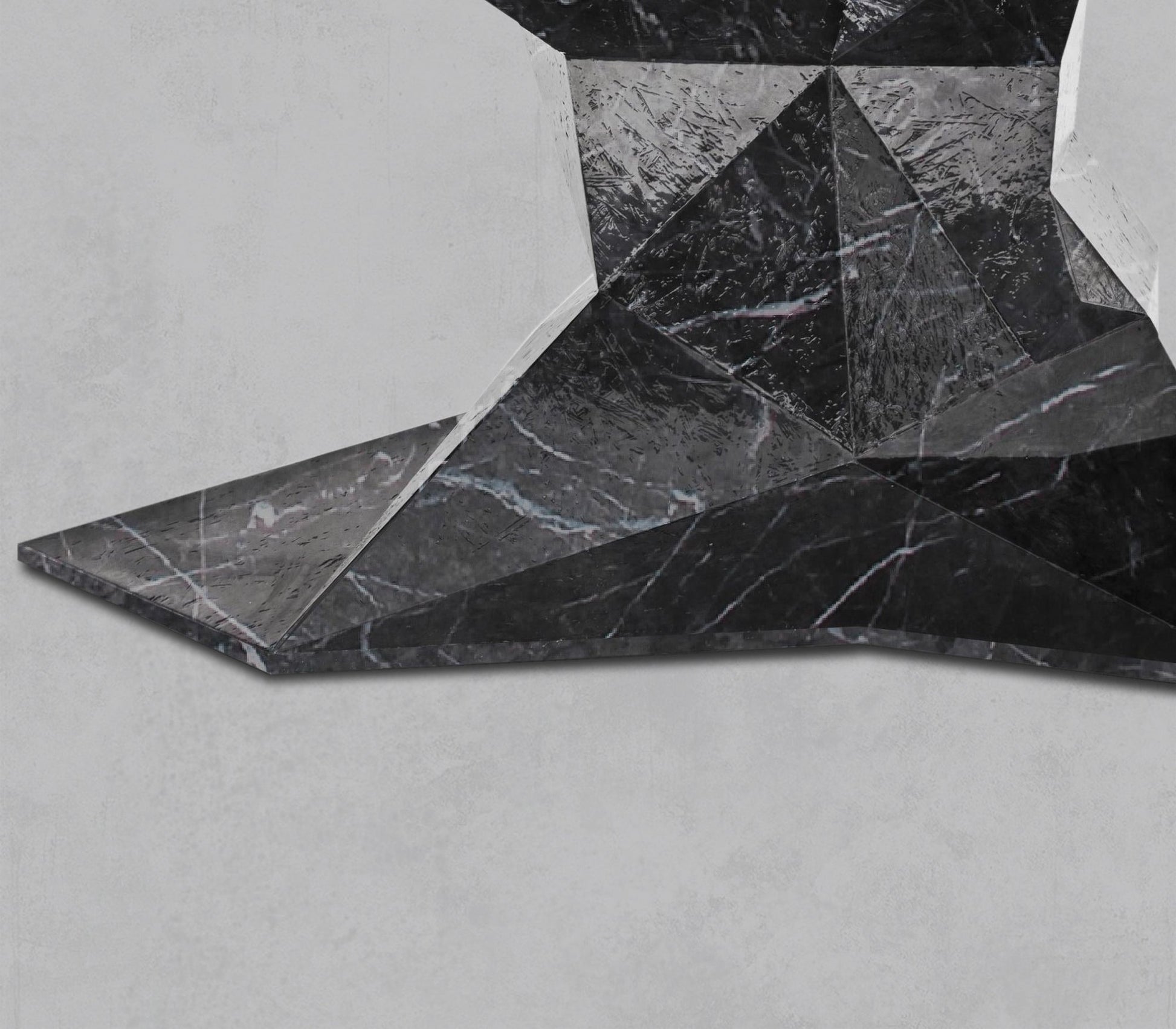 Geometric Marble Dining Table