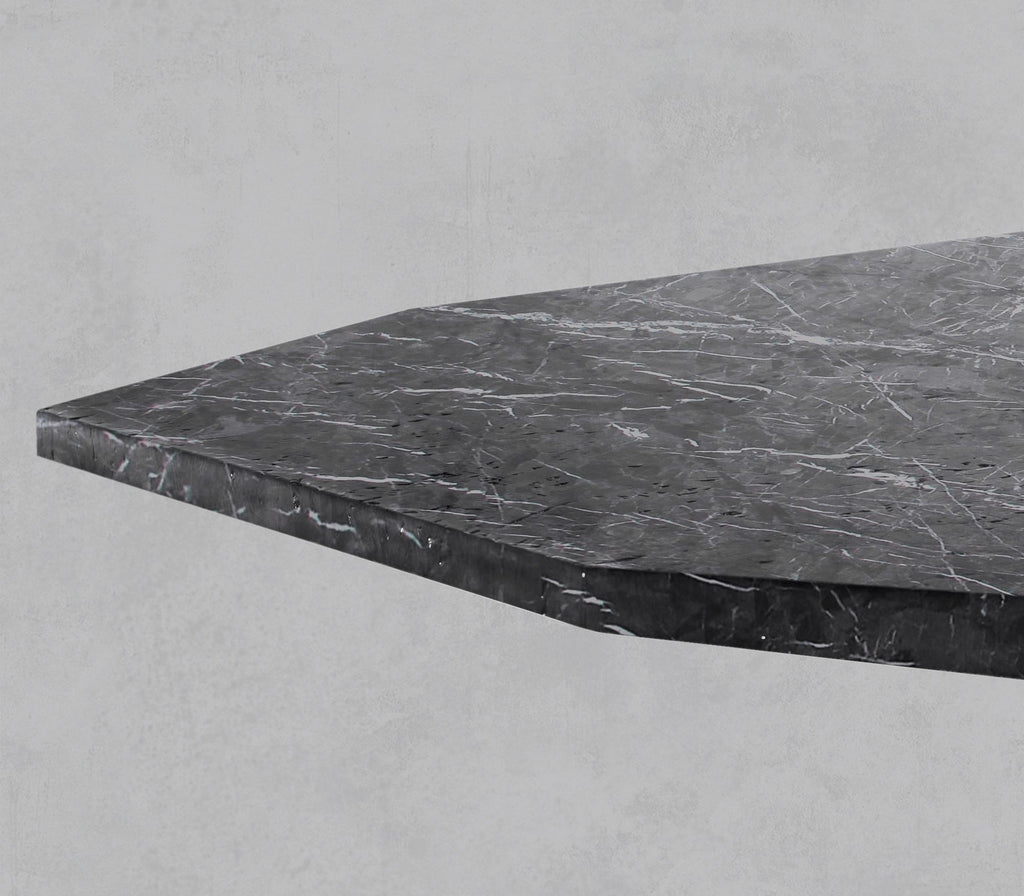 Geometric Marble Dining Table