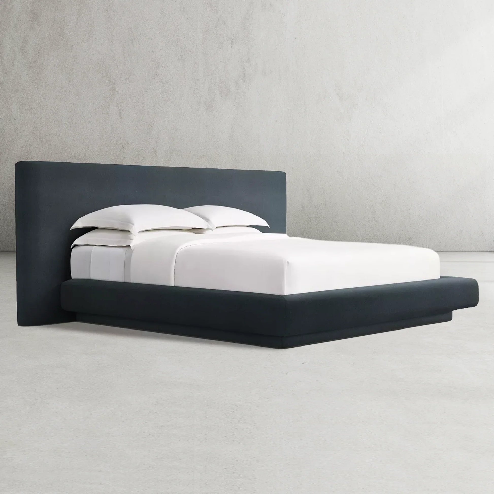 Mulholland Performance Extended Velvet Bed Frame