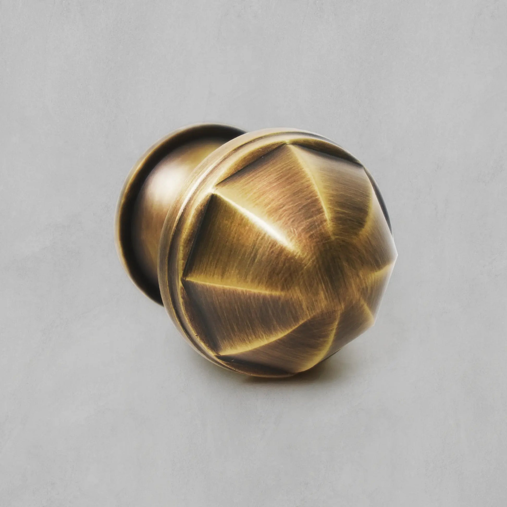 Octagon Drawer Pull Brass Knobs