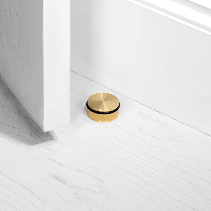 DOOR STOP / FLOOR / BLACK