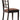 Cardiff Dark Brown Microfiber & Espresso Finish Side Chair (Set of 2)