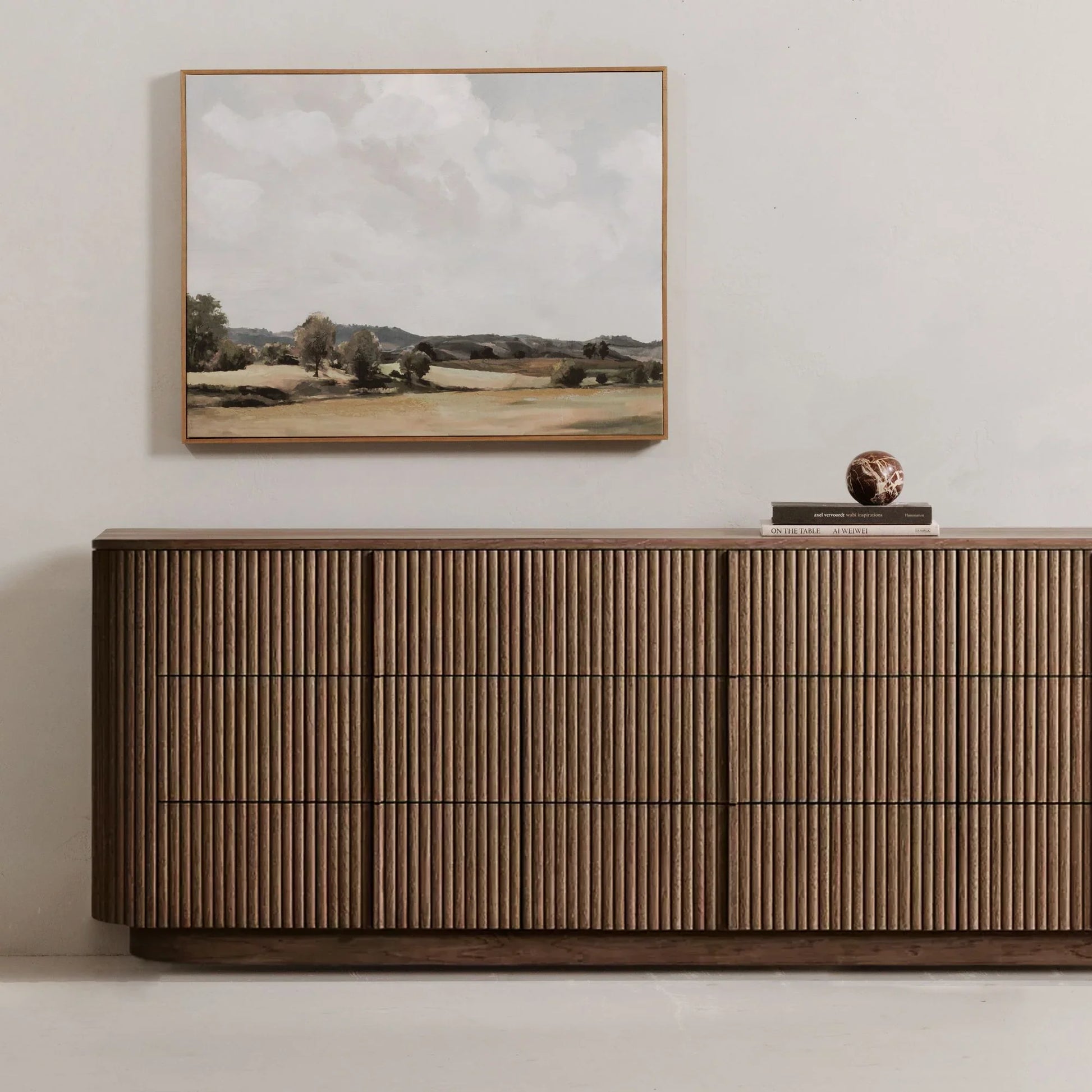 Mulholland Modern Sideboard 9-Drawer Dresser Scuethyee Mulholland Modern Sideboard 9-Drawer Dresser Scuethyee